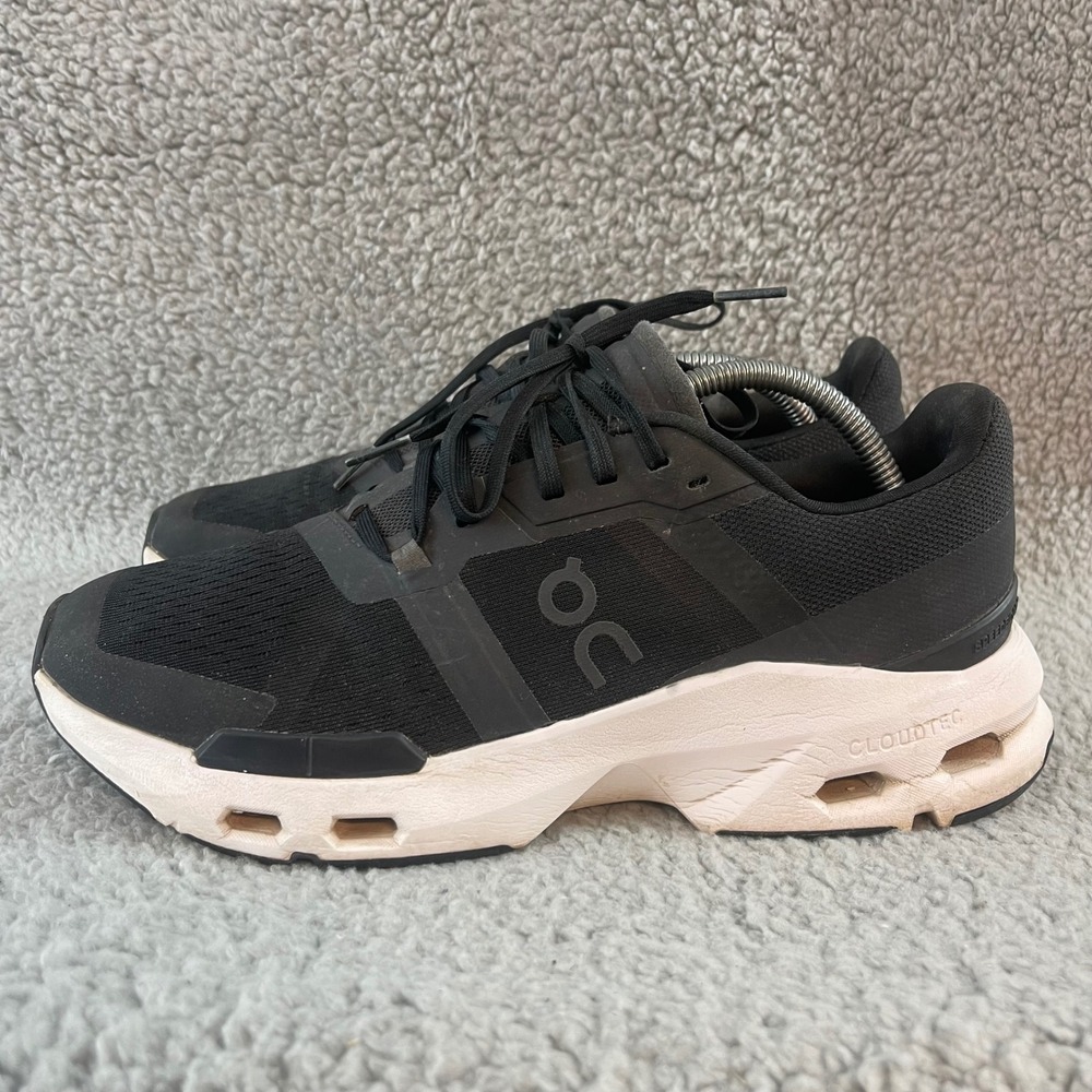 On Cloudpulse Womens size 9.5 Black White Athletic Running Training‎ Shoes